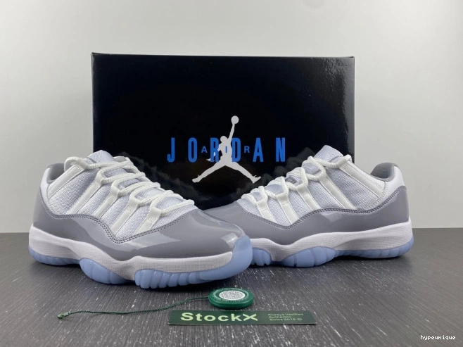 HYPE AV2187-140 11 Jordan Grey Cement Air Low 0813